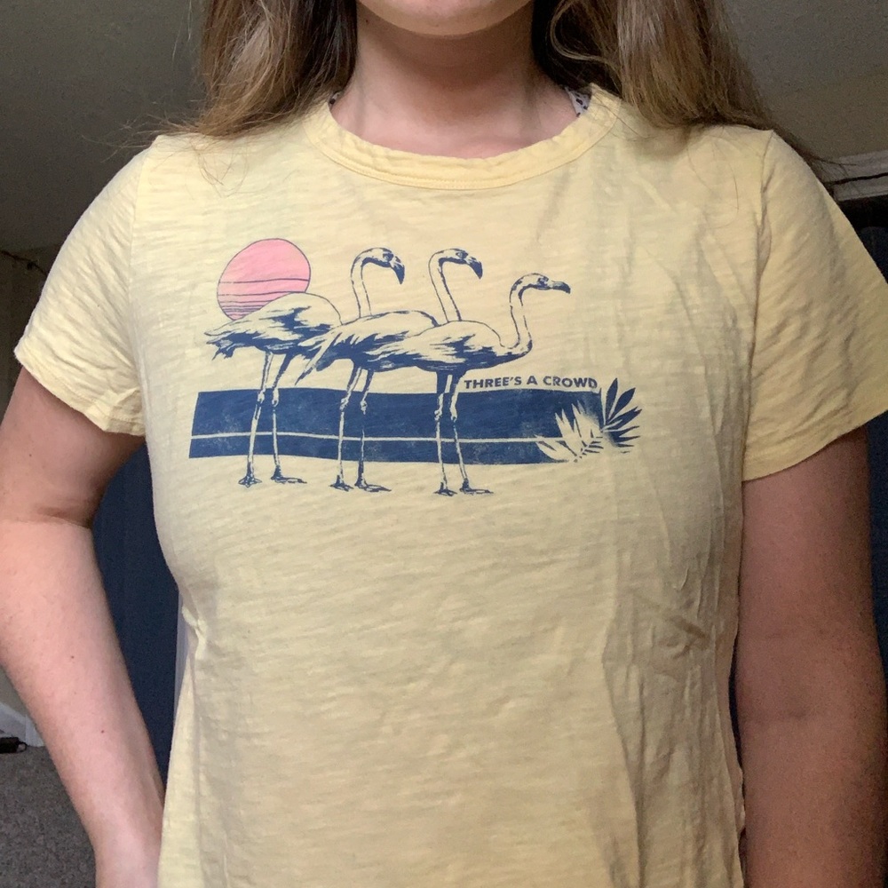“Three’s a Crowd” Old Navy Everywear Graphic Tee - Picture 3 of 3